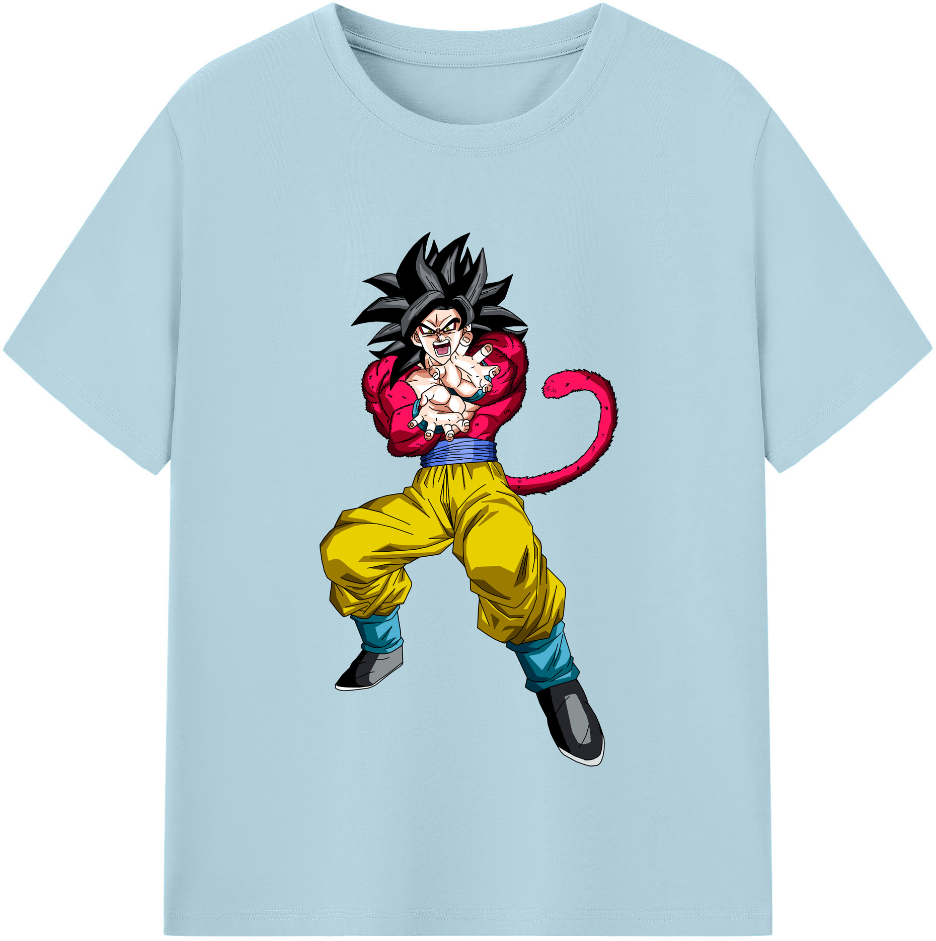 （画像用） ドラゴンボール 孫悟空（そん ごくう）Son Goku カカロット DRAGON BALL Kakarotto 綿100％半袖Tシャツ（フロントプリント）